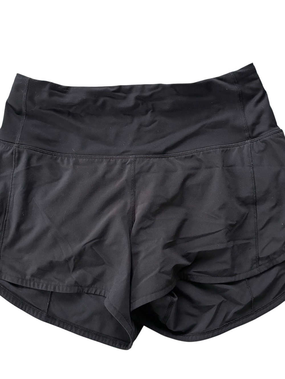 lululemon athletica Black High-Rise Running Shorts